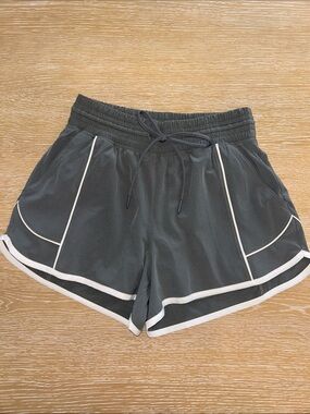 YPB Gray Shorts | Abercrombie Active Shorts